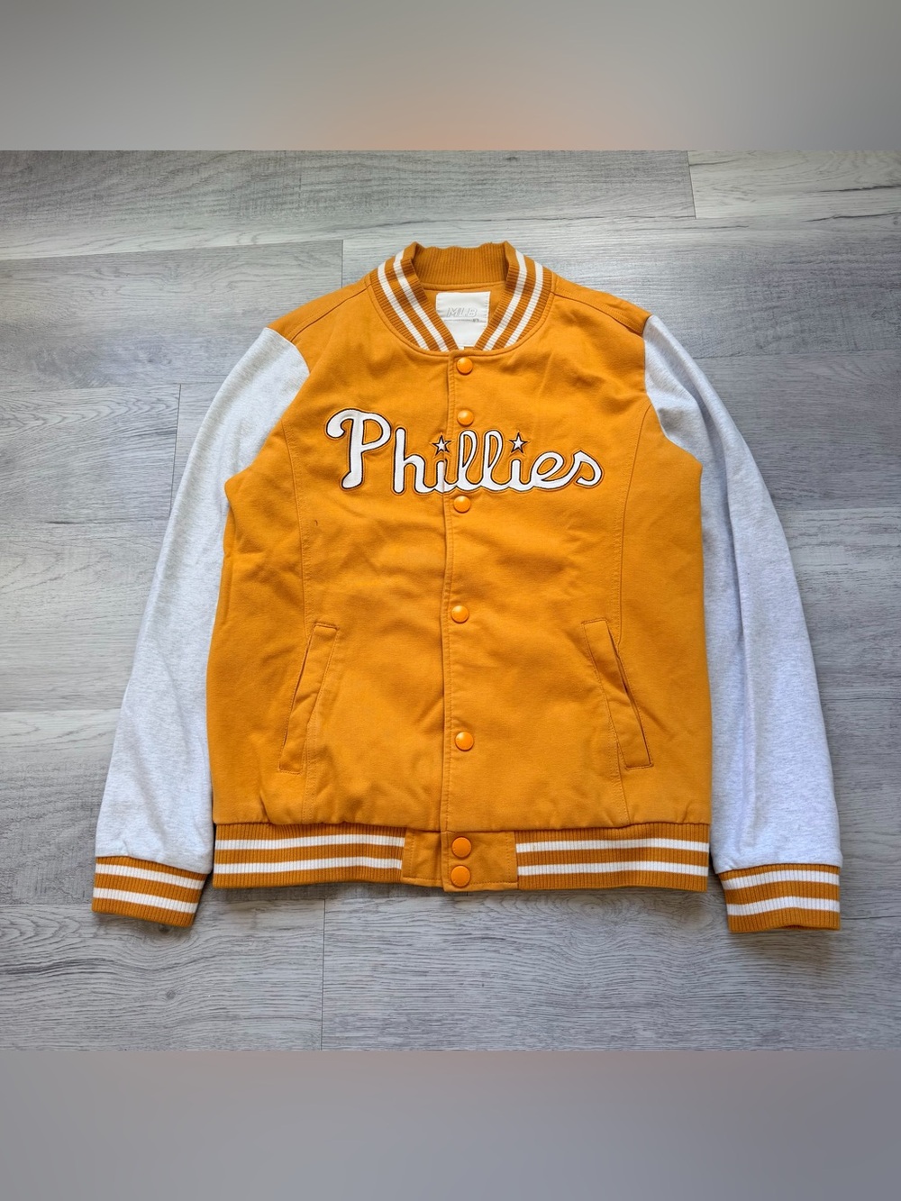 MLB Golden Yellow & White Varsity Jacket - A10